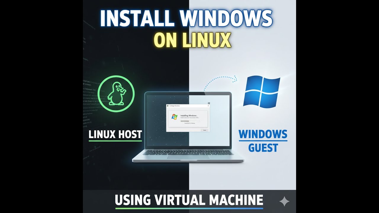 How to Install Windows on a Chromebook (or Linux PC) using QEMU/KVM and virt-manager #windows #linux
