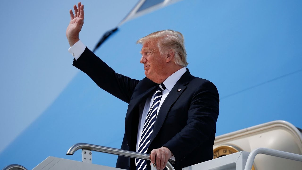 President Trump arrives in Charlotte -- Live Team Coverage