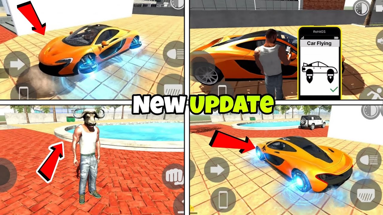 New Flying car update 😲🤯 || indian bike driver 3D game 