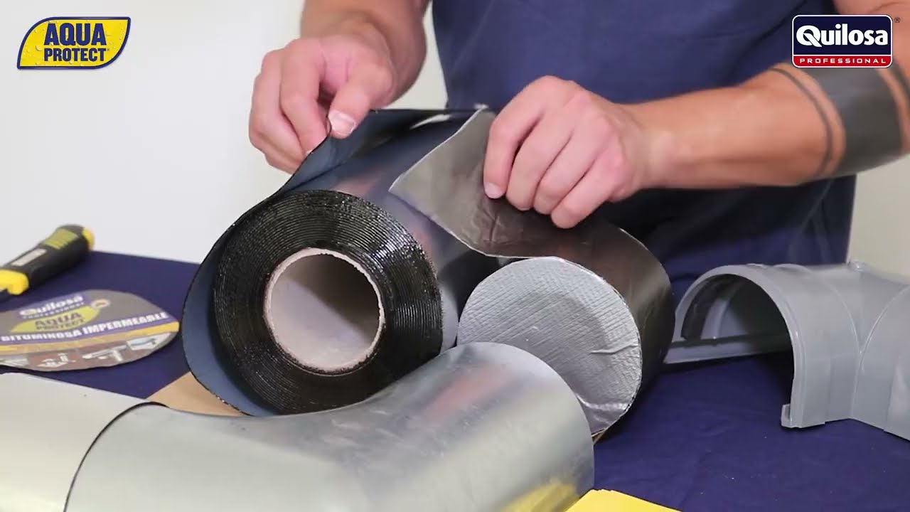 💪🏽 PROTECCIÓN DURADERA:  Cómo aplicar la CINTA BITUMINOSA #AQUAPROTECT 💦