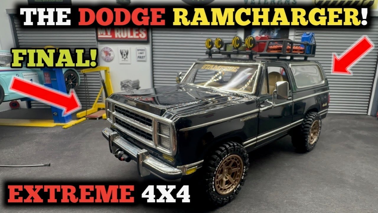 Customizing a Classic 4x4 with Modern Off-Road Tech! Monogram 1980 Dodge Ramcharger FINAL