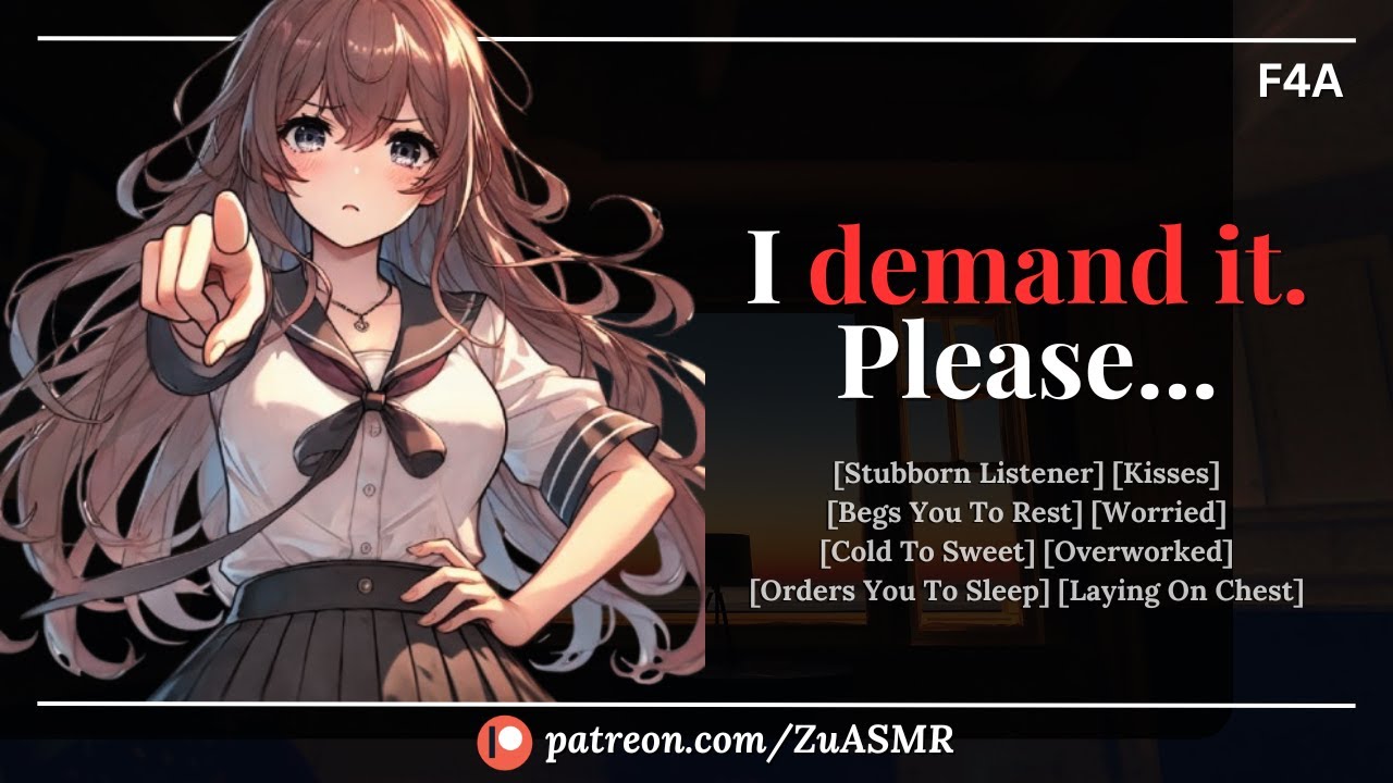 Protective Tsundere GF Forces You To Stop Working |F4A| Overworked| Cold To Sweet| Begs| ASMR RP