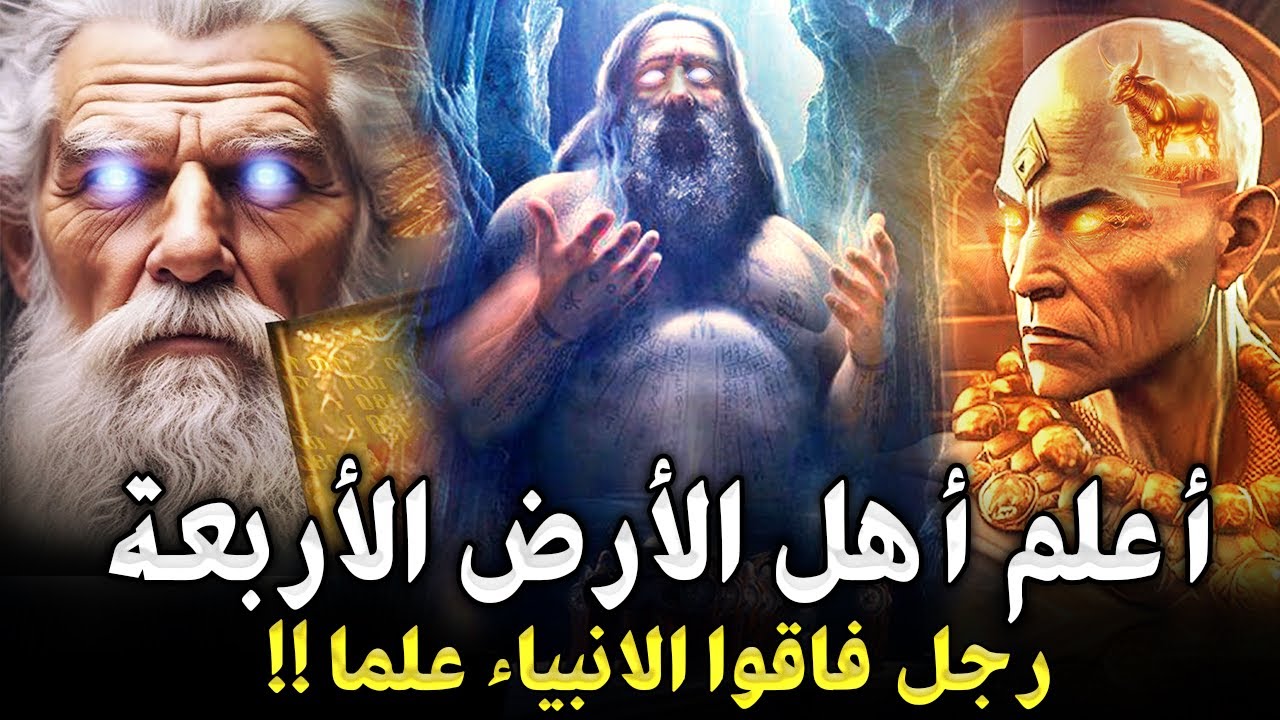 من هم أعلم أهل الارض الأربعة المذكورون في القران وفاقوا الانبياء علماً ! وما هوعلمهم الغريب هذا ؟!