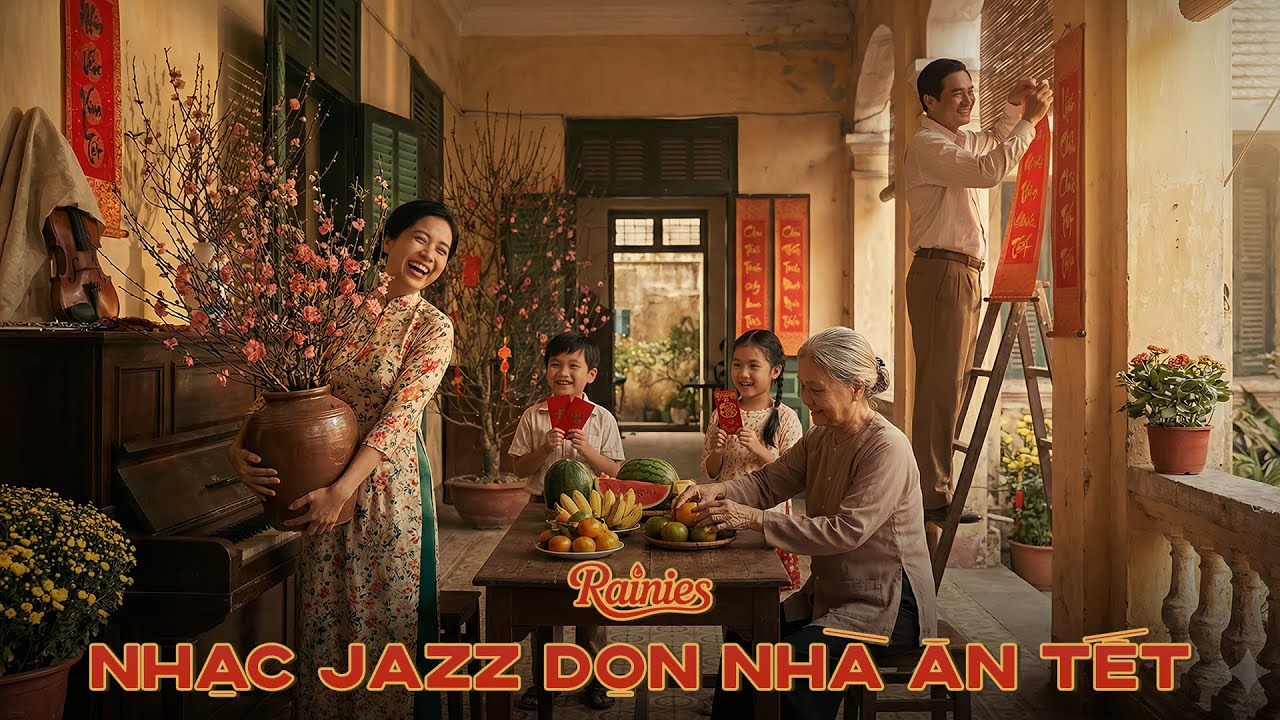 Nhạc Jazz Dọn Nhà Ăn Tết 2026 - Bật Nhạc Lên Là Quên Luôn Việc Dọn Nhà | Rainies Records