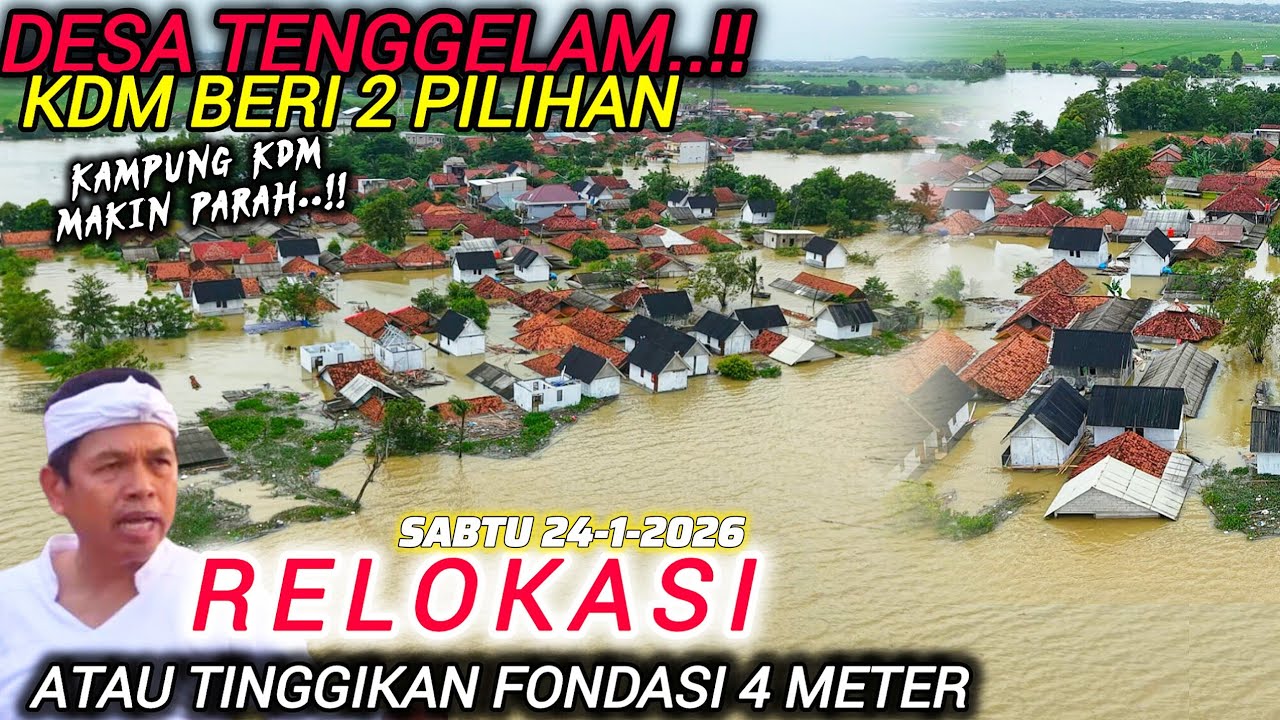 ASTAGFIRULLAH SEMPAT SURUT❗️KALI INI KAMPUNG KDM KARAWANG BENARAN TENGGELAM LEBIH PARAH DARI BEKASI