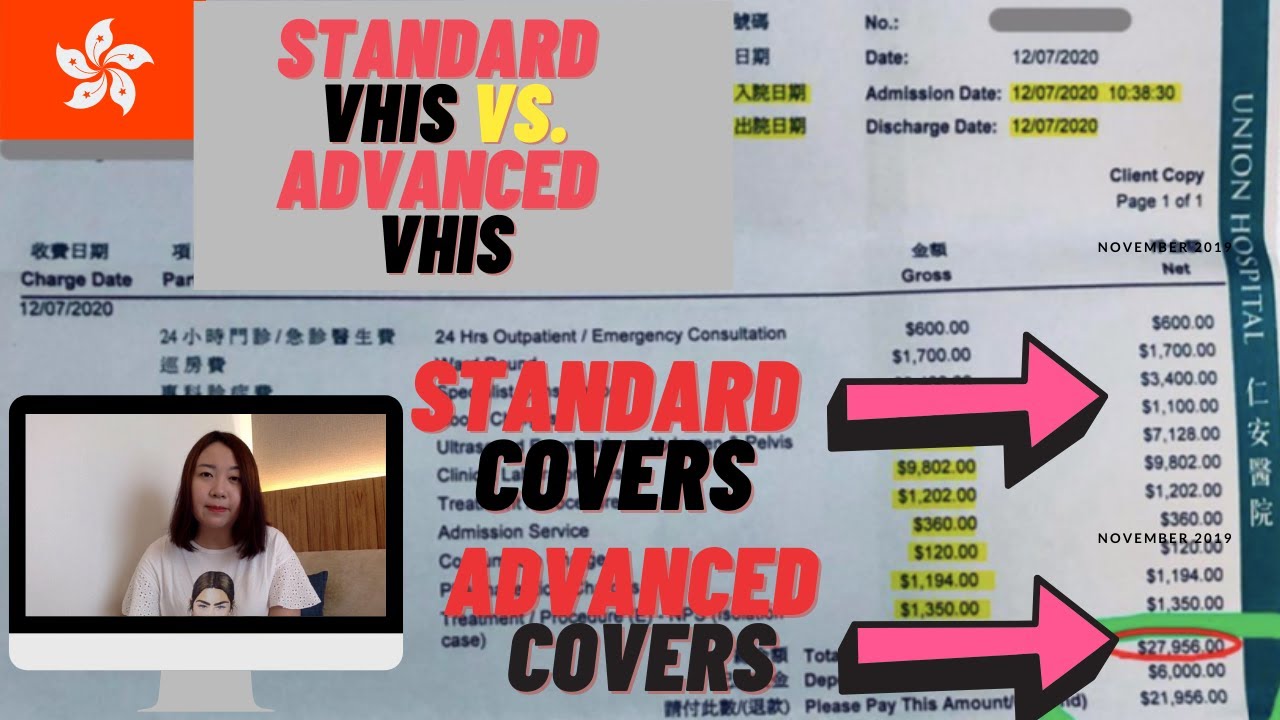 Best Medical Insurance 😷  in Hong Kong  | Standard VHIS💲 vs. Advanced VHIS 💲💲💲