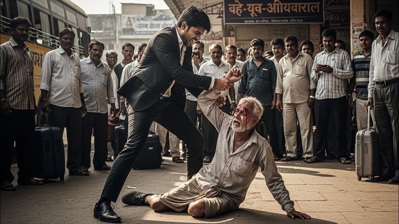 क़ुली का बेटा निकला अरबपति CEO गरीब समझकर पीटा, पता चला CEO का बाप है 🔥