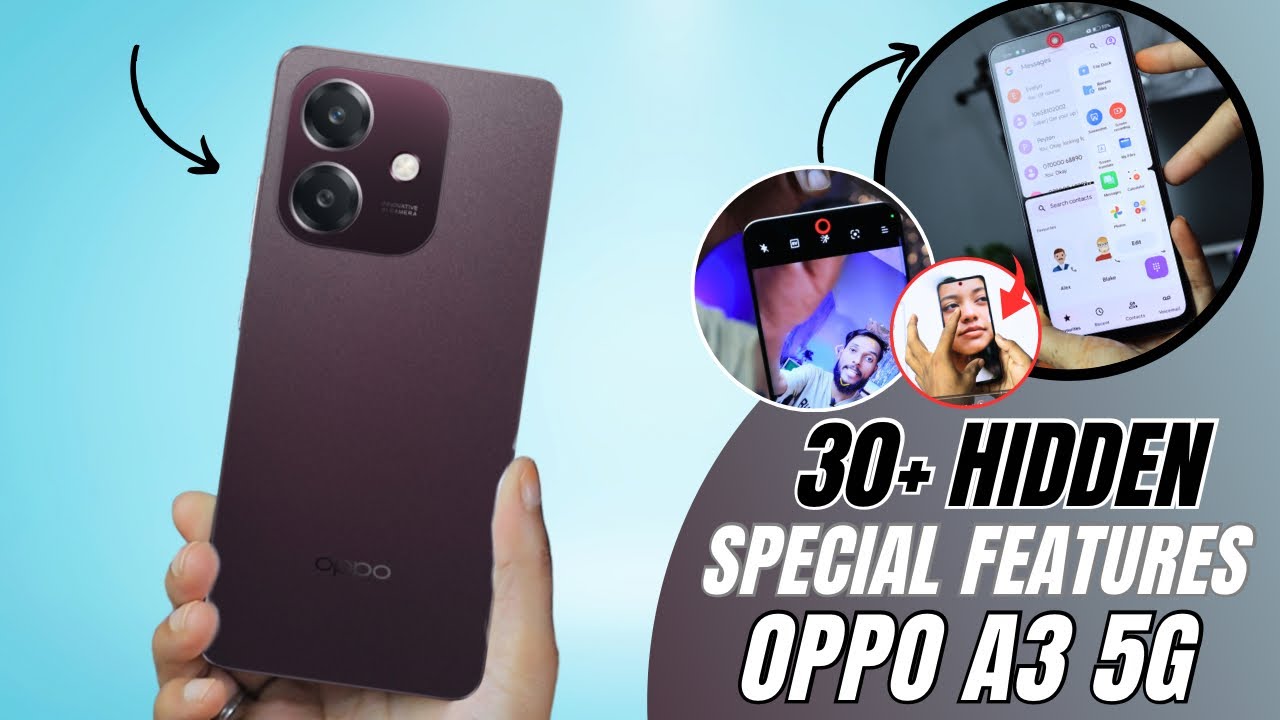 Oppo A3 5g Tips And Tricks 🔥 Hidden Top 30+ Special Features | oppo a3