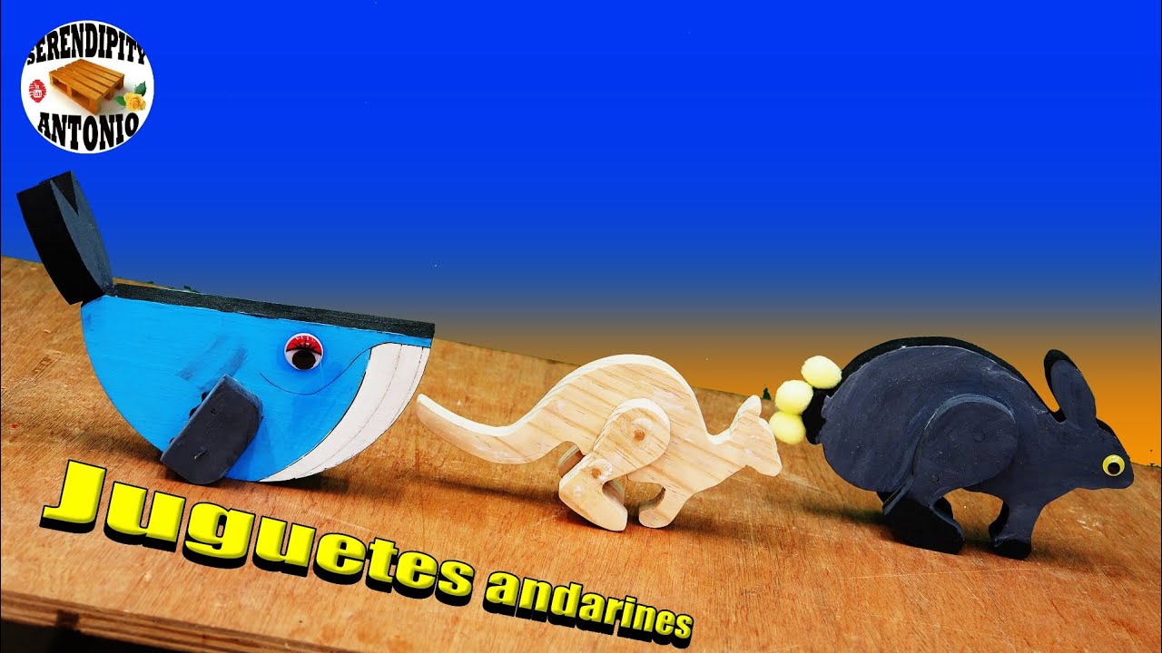 🦘Самые забавные деревянные игрушки,🐳 животные, которые ходят сами по себе 🐇