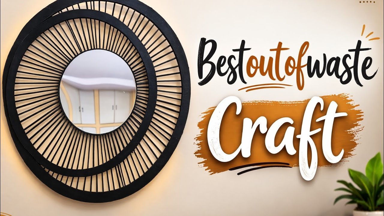 Amazing Wall Decor Craft Using Waste Materials | Easy DIY