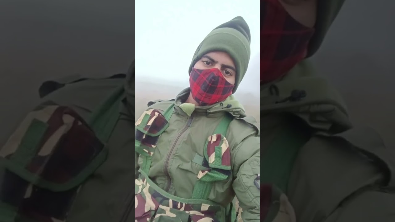 SSB jawan patrolling duty Nepal border #ssb