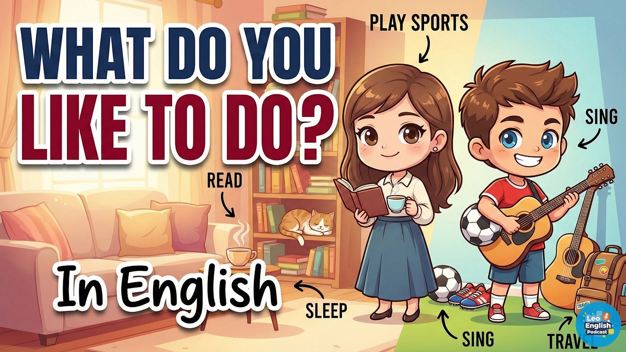 Talk About What You Like to Do | Easy English Conversation (A1–A2)