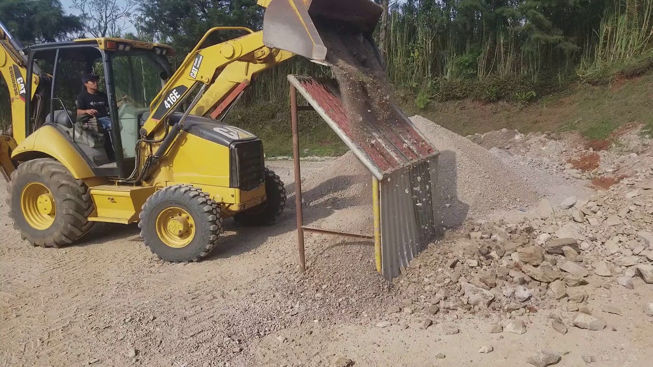 Rock Screen from Scrap Metal
