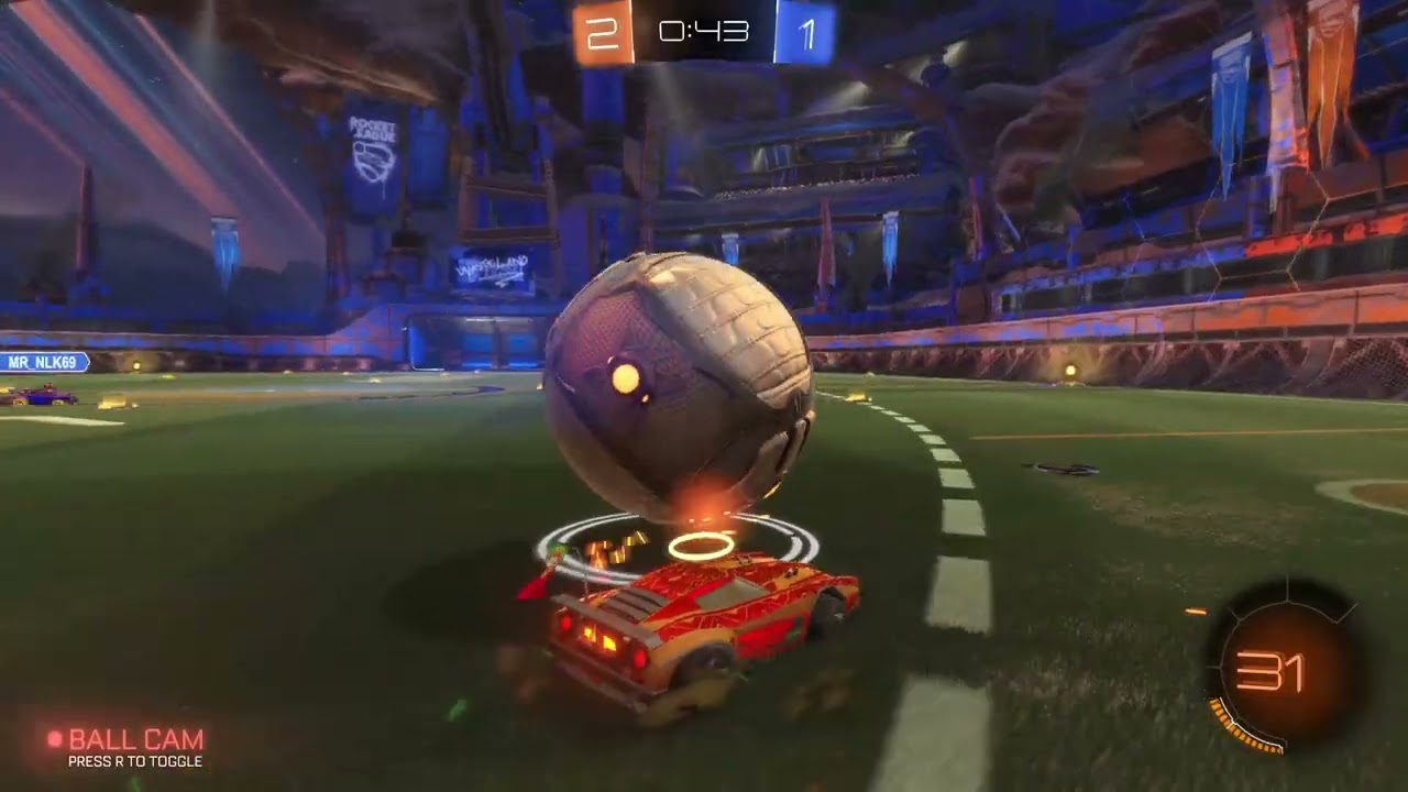 só a jogar rocket league