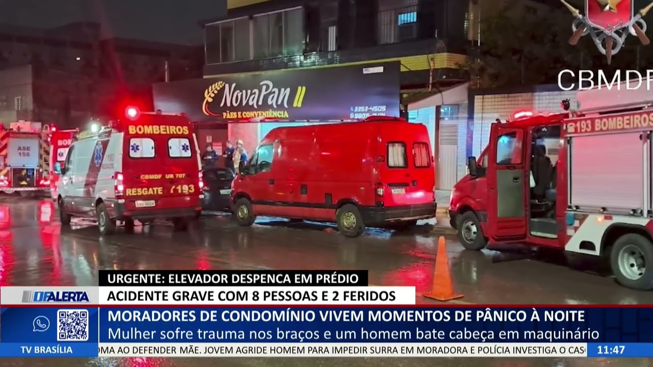 DF ALERTA - Moradores de condomínio vivem momentos de pânico à noite
