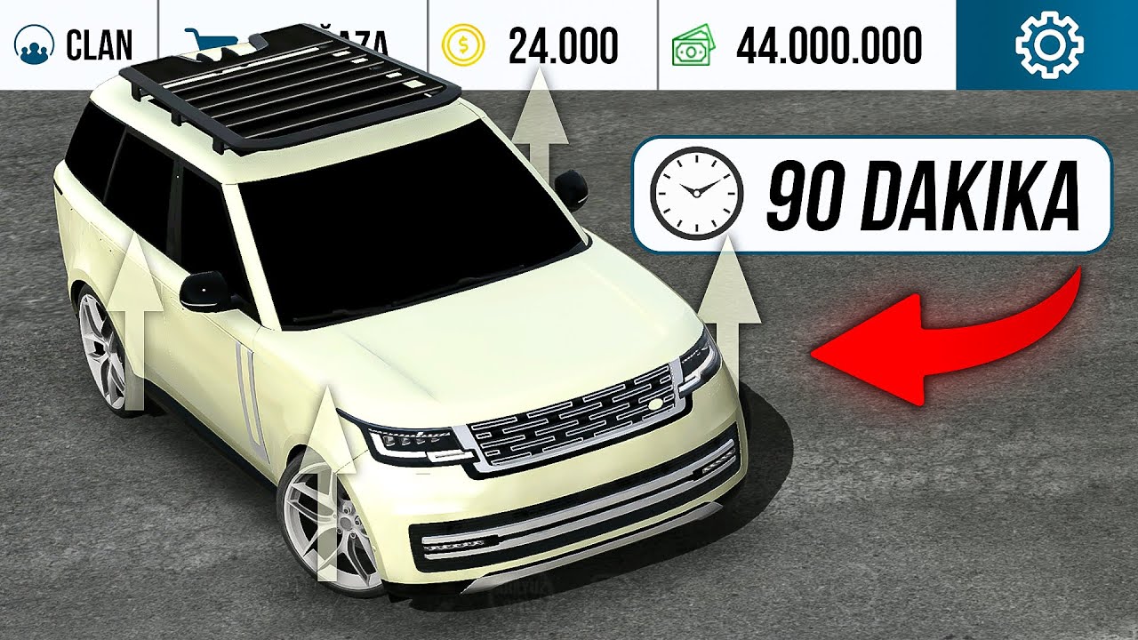 0'dan Başlayıp 90 DAKİKADA ZENGİN OLDUM !! Car Parking Multiplayer