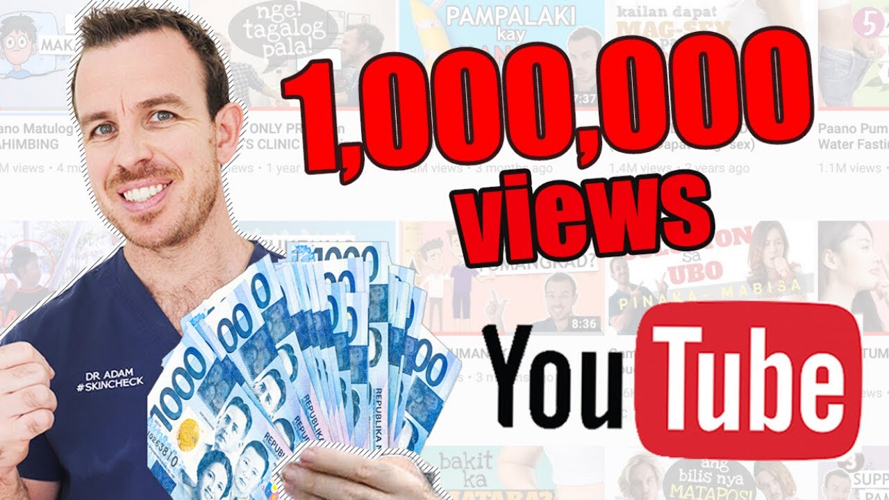 Magkano ang kita sa 1 MILLION VIEWS