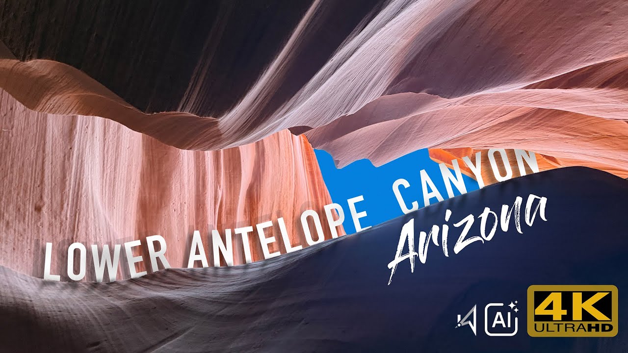 The Lower Antelope Canyon - Page , Arizona USA #Parallax #AI