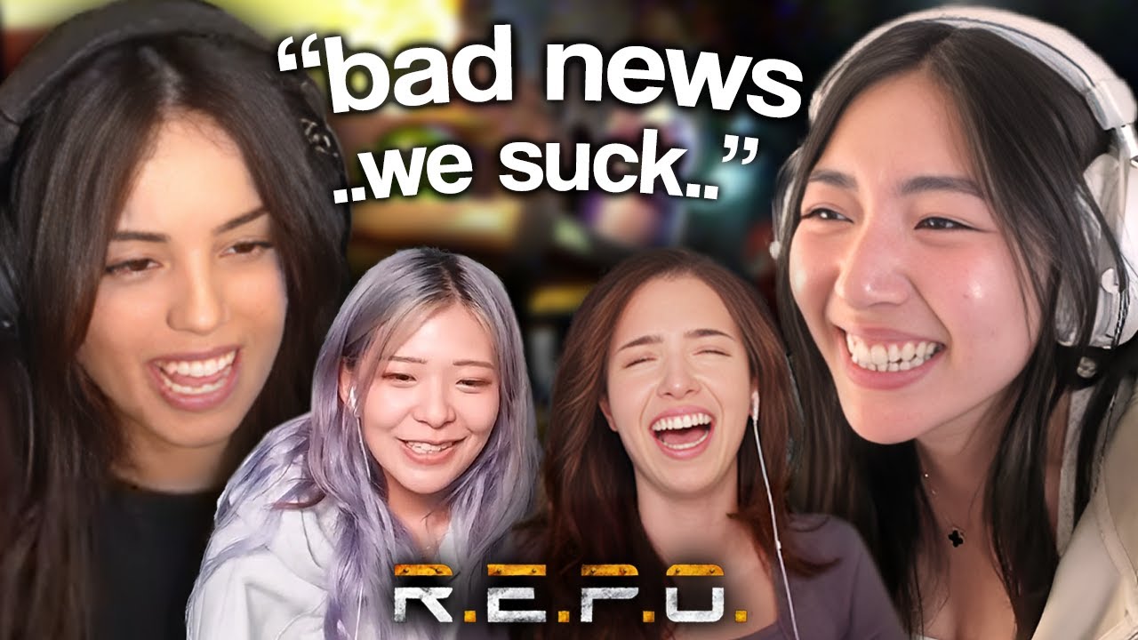The Greatest R.E.P.O Squad Imaginable! (ft. Valkyrae, Pokimane, Miyoung, Tina and Abe)