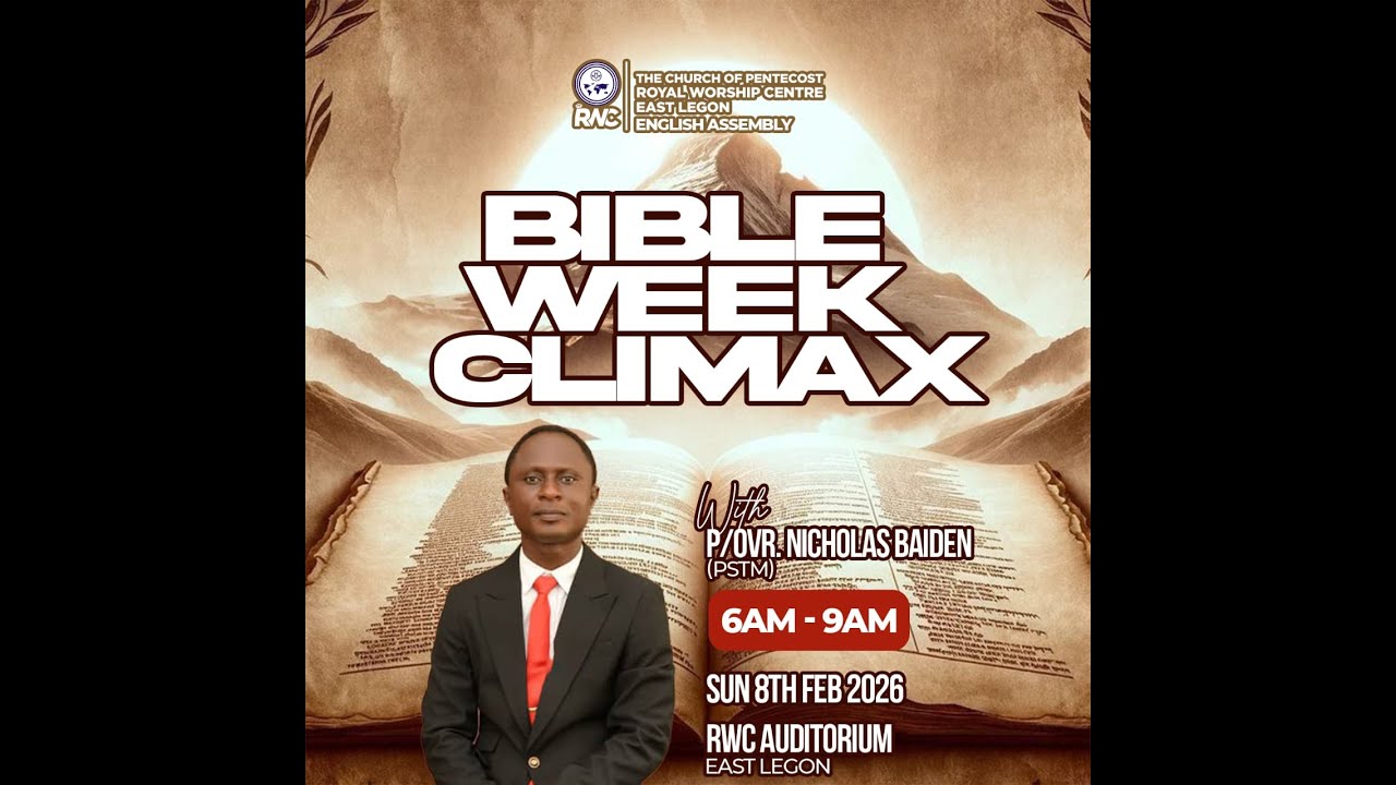BIBLE WEEK CLIMAX