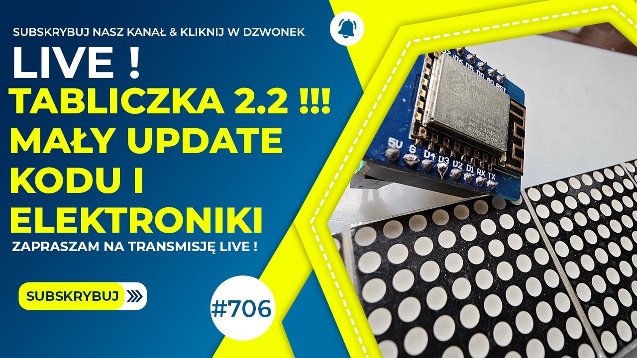 Tabliczka 2.2 mały update Elektroniki i Firmwaru [L/706]