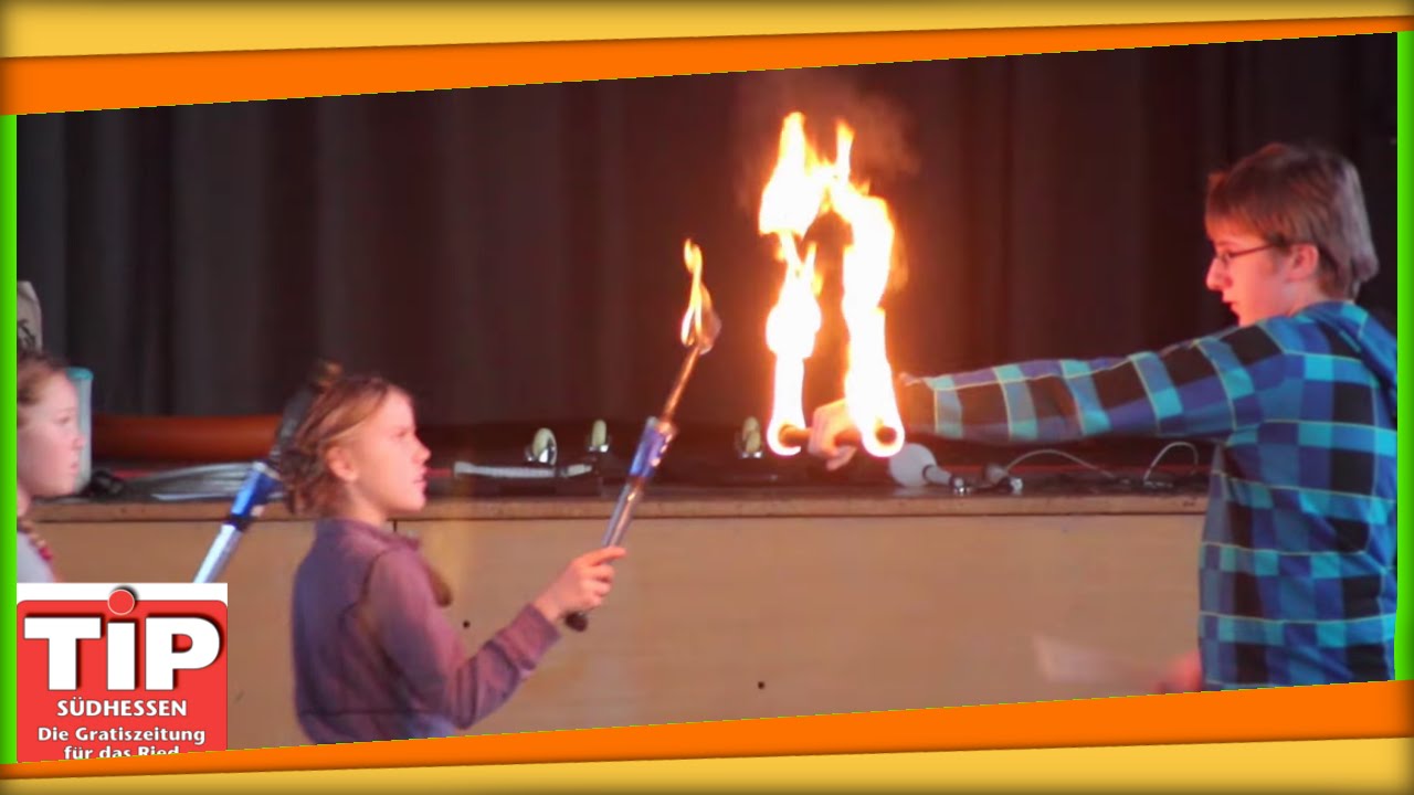 Feuershow - Ferienspiele Biblis 2015