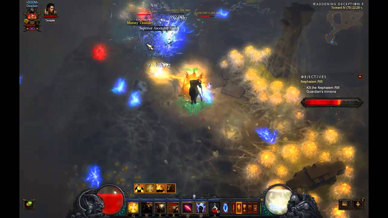 Diablo 3 Reaper of Souls - Thorns Crusader (Torment IV)