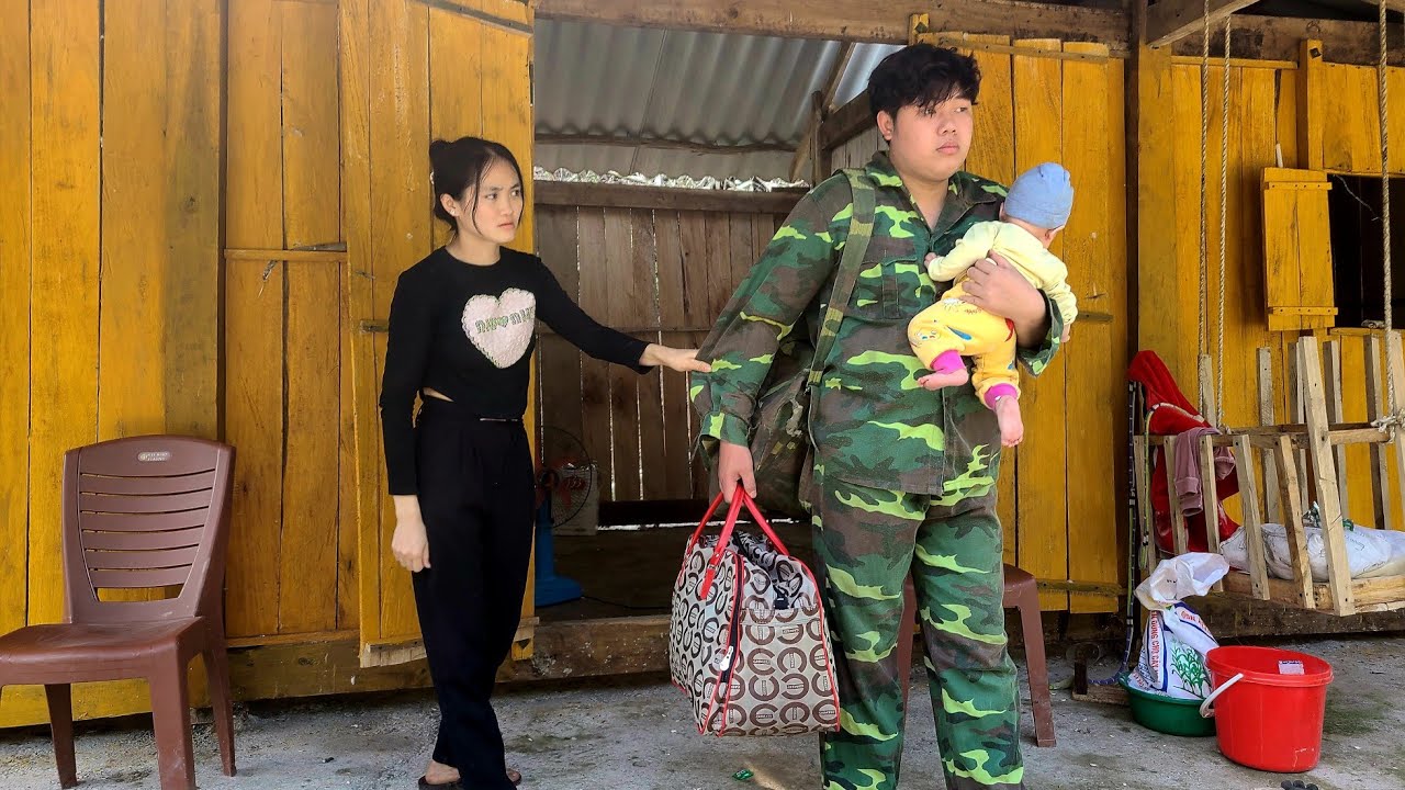 Tuan decided to leave home to earn money to support his mother and child at home