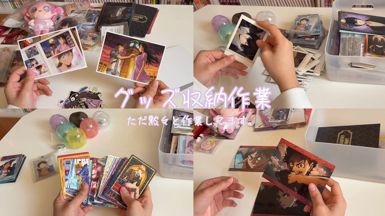 半年以上収納していなかったグッズを収納しました。(オタクの休日)