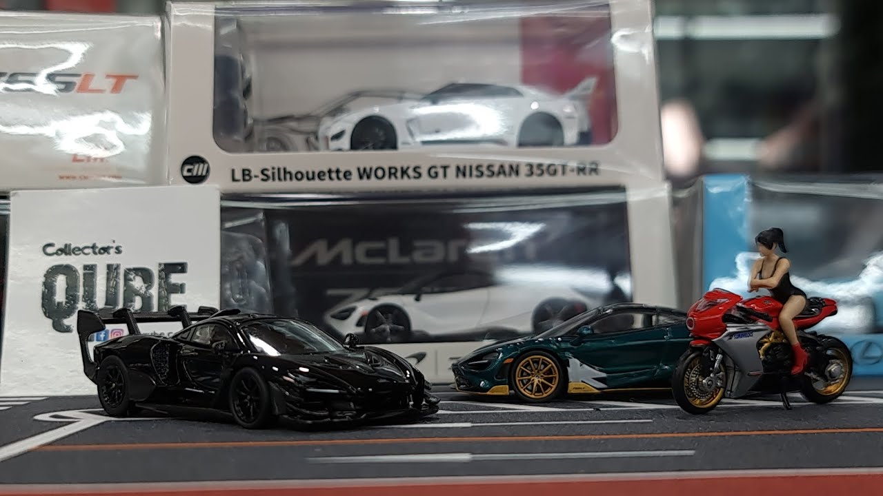 Модель V2 CM Drop Ep3 MV Agusta, LBWK R35, LFA McLaren 765LT и Senna GTR