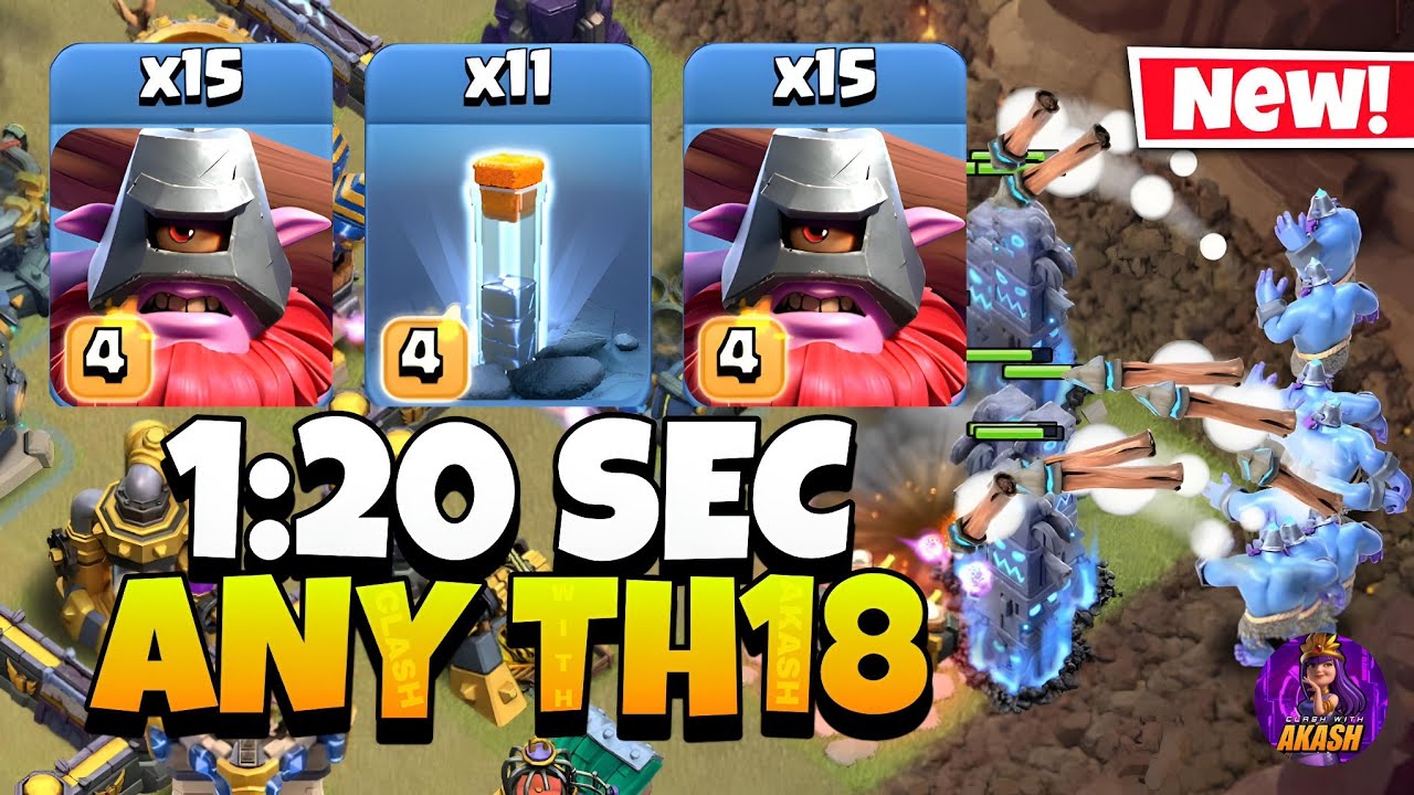 NEW META | x15 THROWERS + x15 Totem Spell Is Broken in Legend League | Clash of Clans