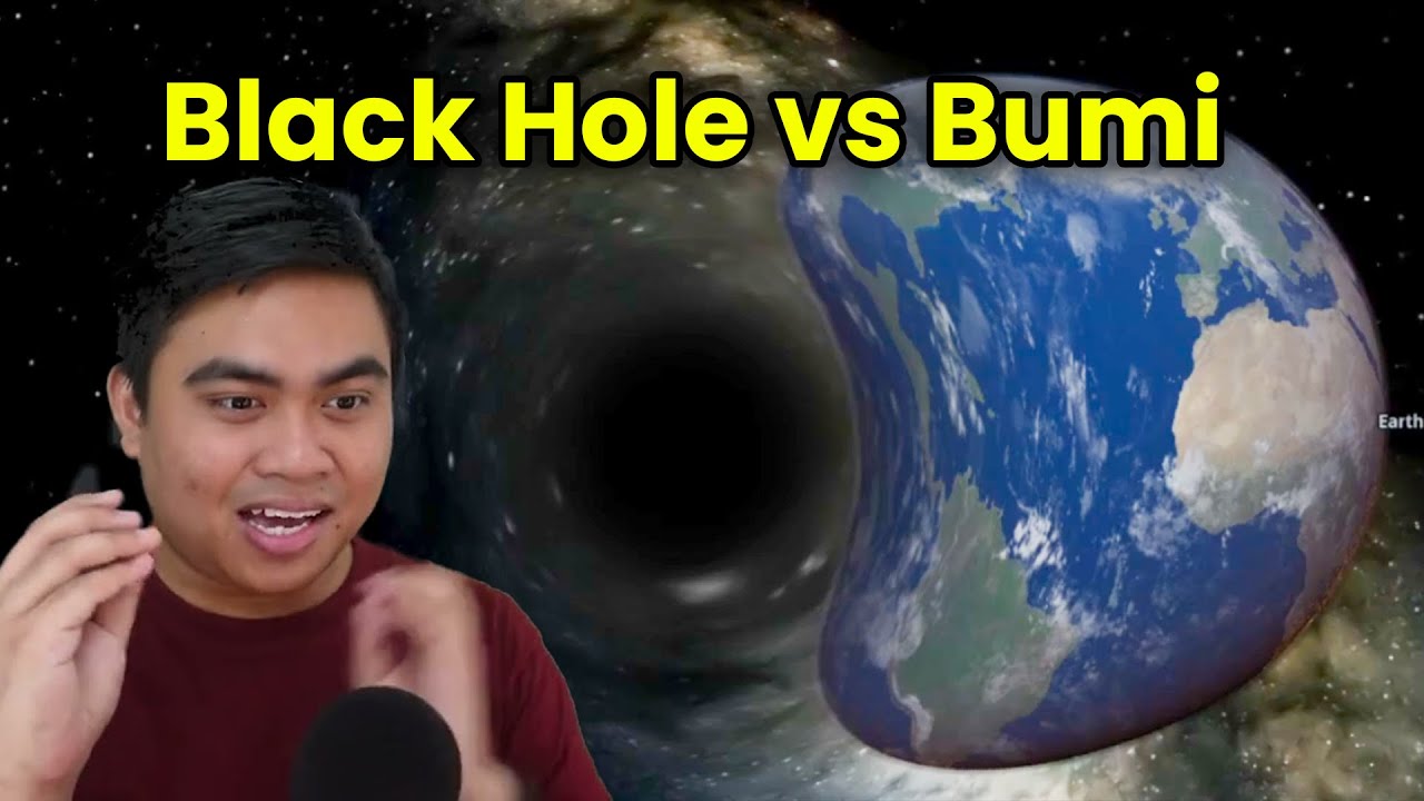 Simulasi Black Hole mengelilingi Bumi! Ini yang terjadi...