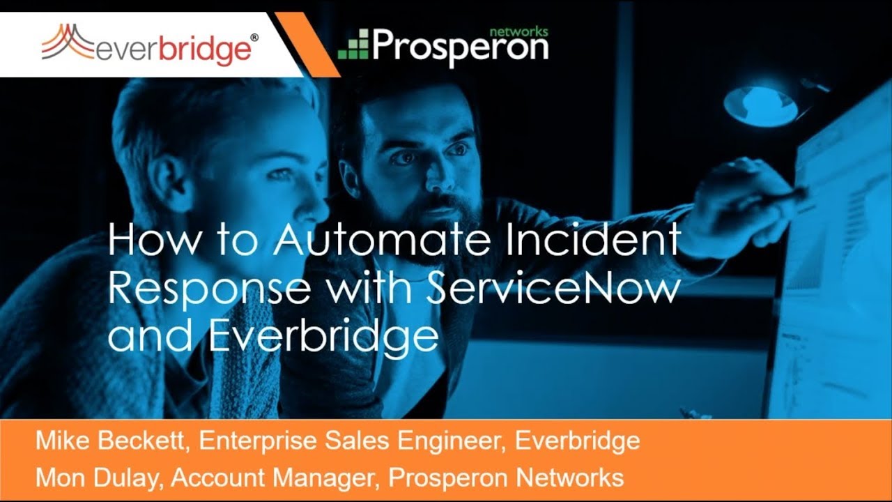Webinar: How to Automate Incident Response with ServiceNow & Everbridge