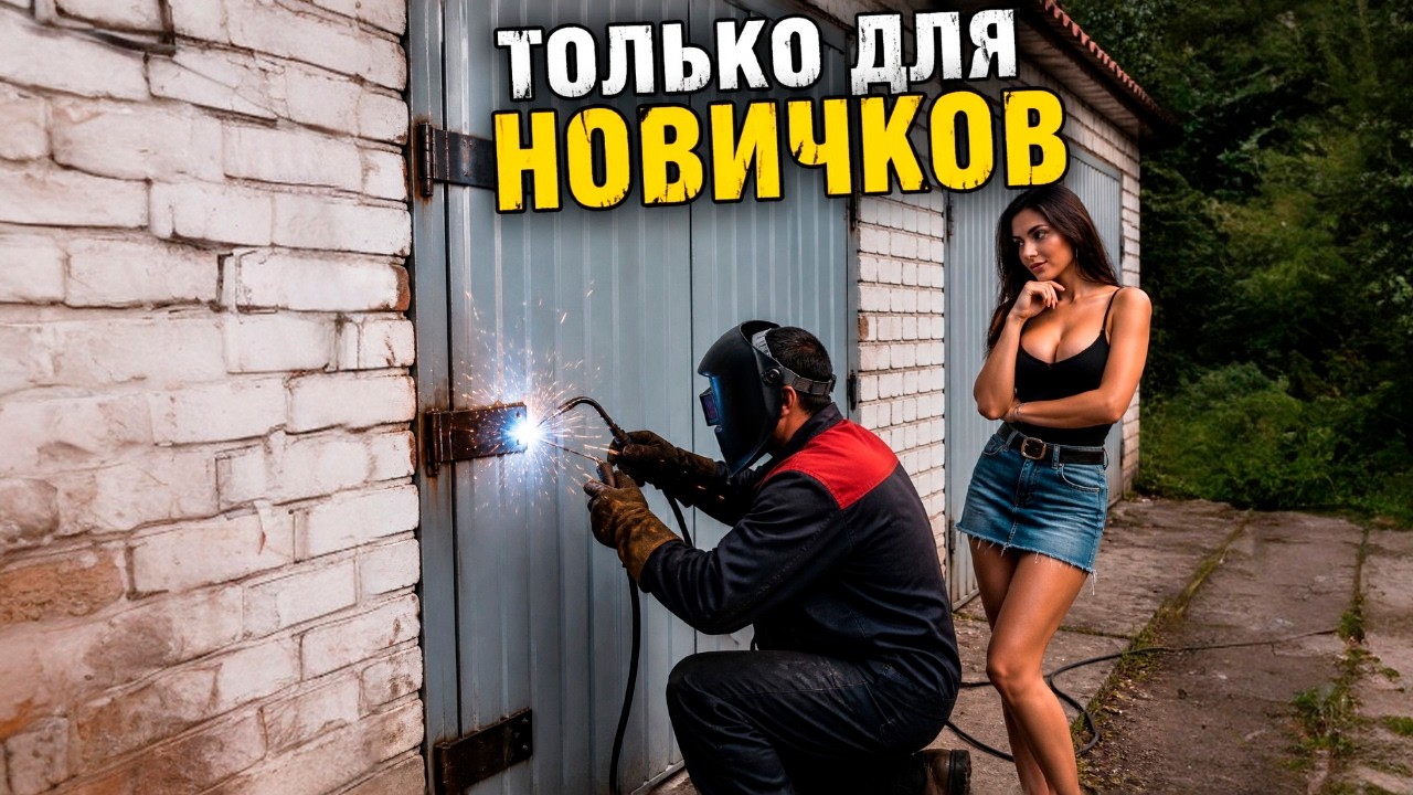 Правильная ПРИВАРКА ГАРАЖНЫХ ПЕТЕЛЬ. Только САМЫЕ РАБОЧИЕ МЕТОДЫ.