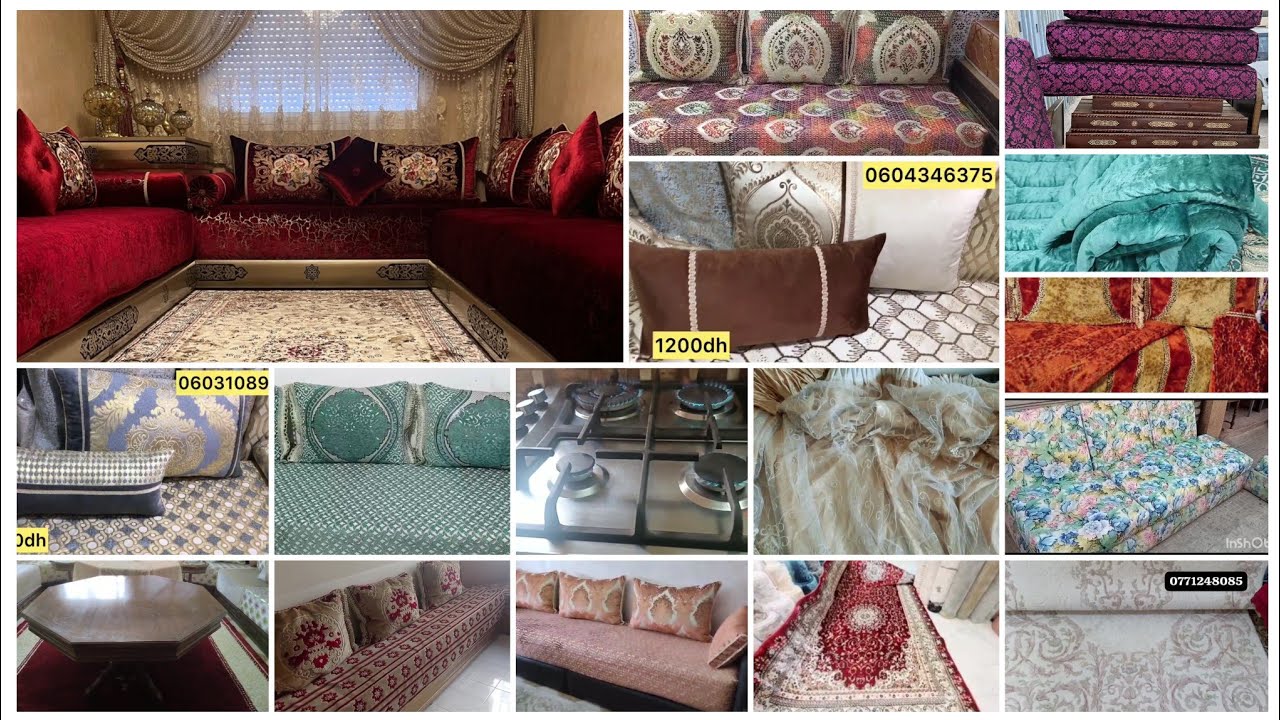 اثاث مستعمل وجديد طلامط موبرة 500دم فطويات 1000دم بلاك 350دم طابلة زرابي آلة غسيل.....