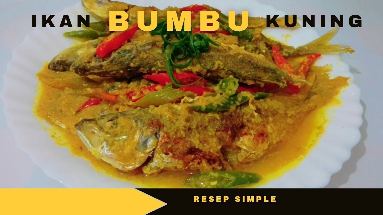 RESEP GORENG IKAN KEMBUNG BUMBU KUNING