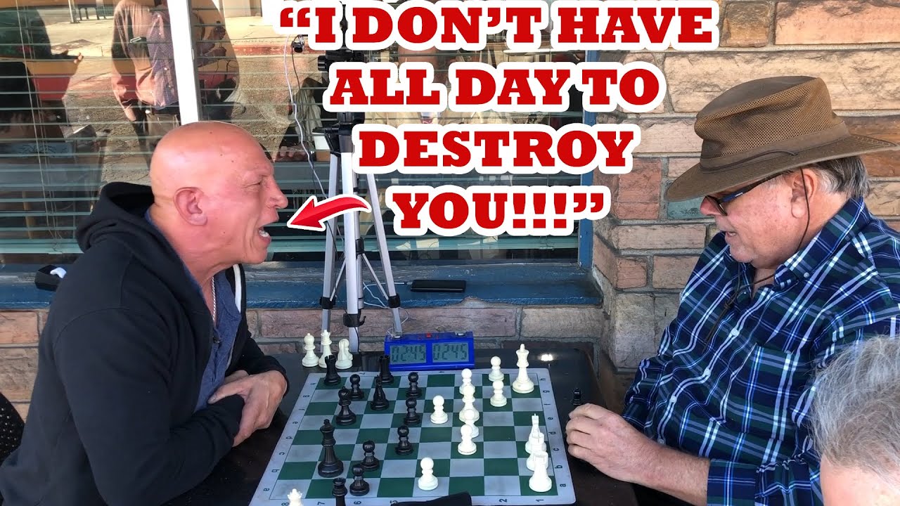 4 Move Mate Opening Makes Trash Talker RAGE! The Great Carlini vs Boston Mike