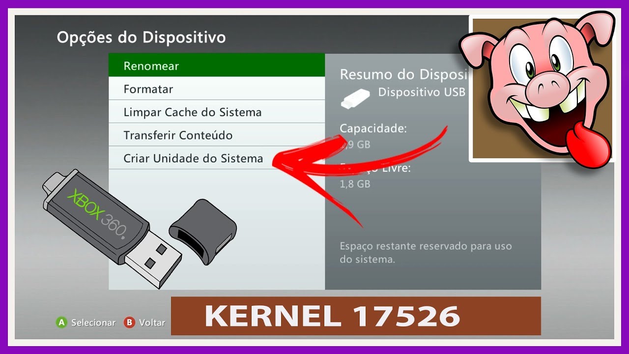 Como Criar uma Unidade do Sistema do Xbox 360 via USB  ▪️ (nº1291)