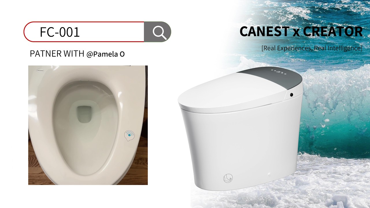 CANEST® Smart Toilet Creator Series: FC-001 | Life Proposal Sharer Pamela Tests