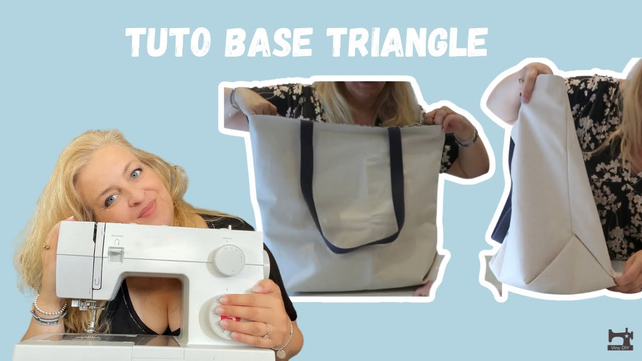 Coudre un sac avec des angles en forme de triangle - Tuto Couture