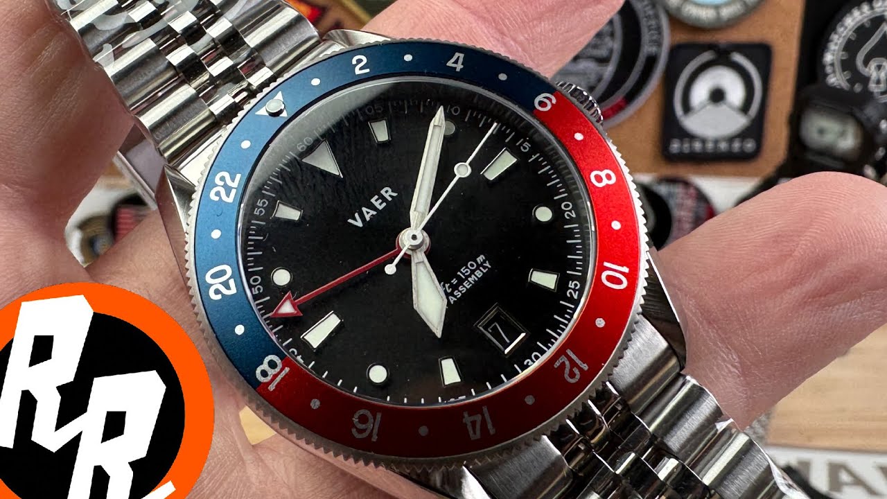 Unboxing VAER G2 Meridian Navy/Red GMT - 39mm USA
