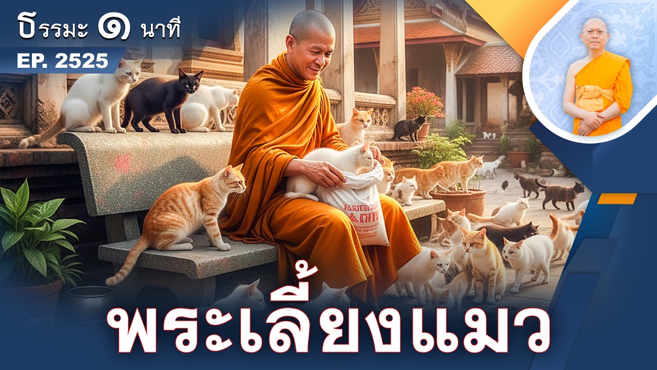 พระเลี้ยงแมว | EP 2525 | 19-02-69 | ThanavuddhoStoryOfficial