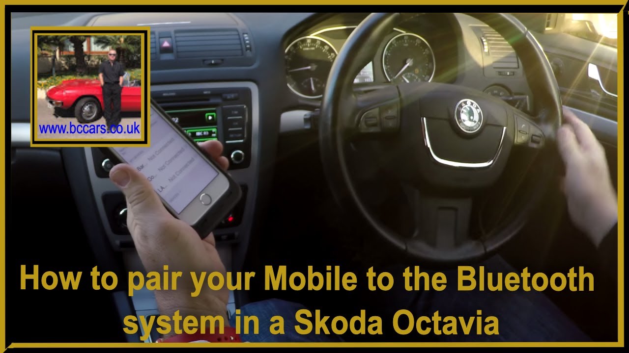How to pair your Mobile to the Bluetooth system in a Skoda Octavia