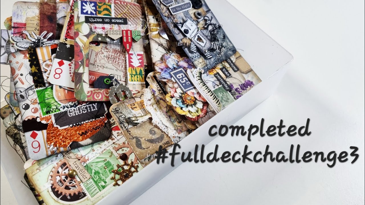 Полная подборка всех моих карт из #fulldeckchallenge3.