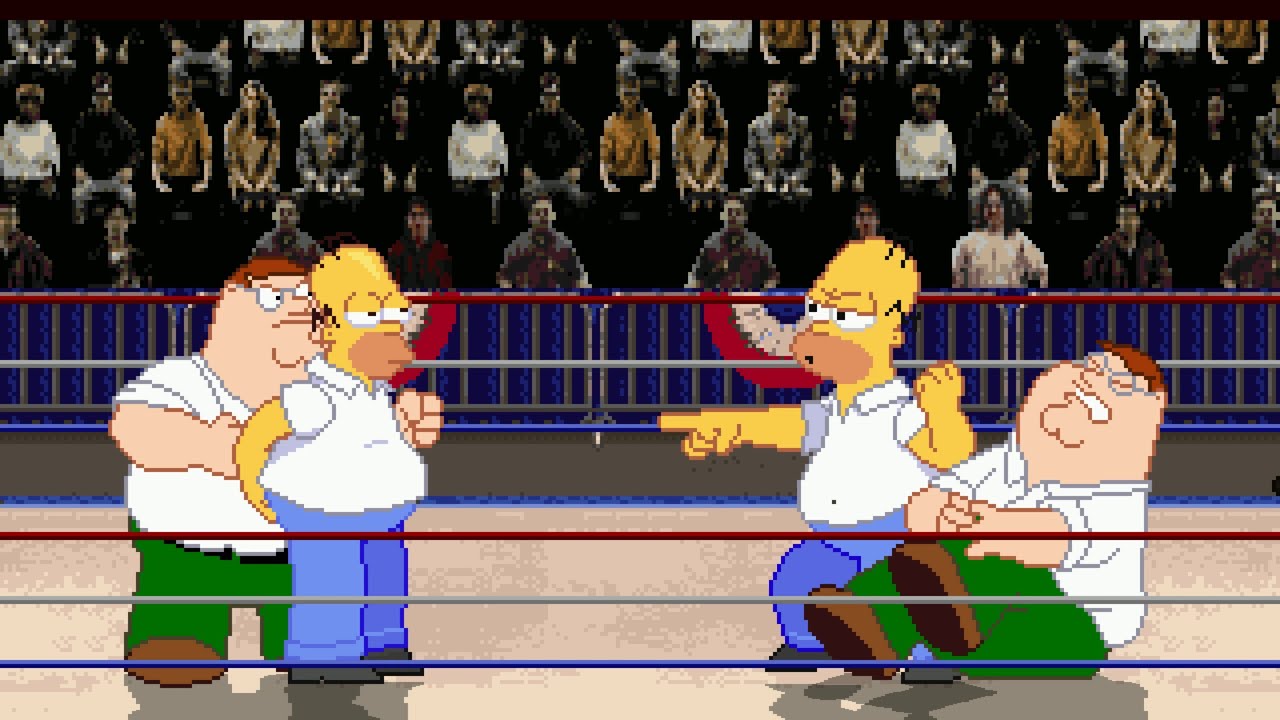 Mugen #86 Homer & Peter (Judgespear) vs Homer & Peter (The 14th doctor)