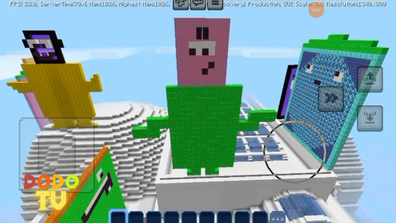 COUNTING BY 60S #minecraft #numberblocks #counting #maths #minecraftbuilding #sayılar