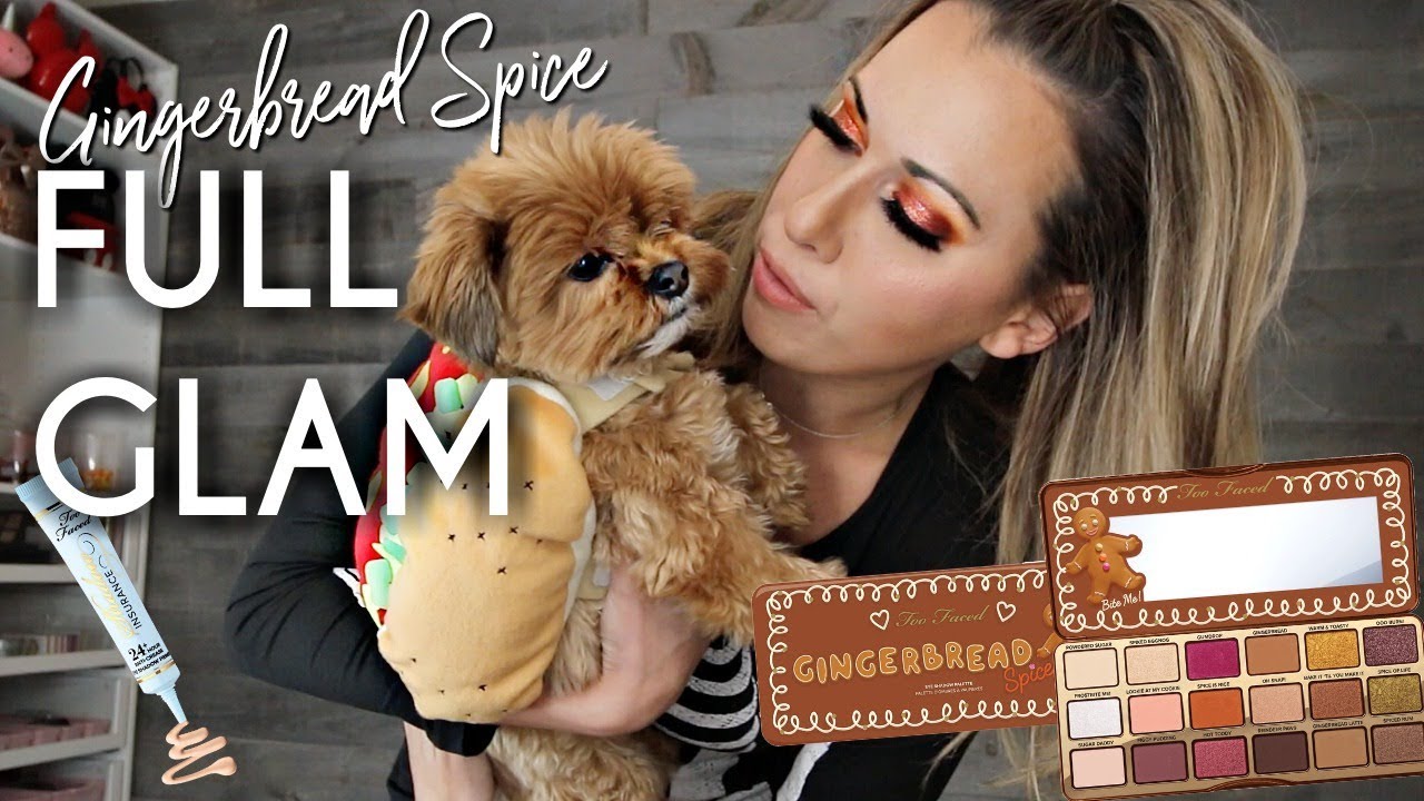 0-100 FULL GLAM GINGERBREAD SPICE PALETTE Makeup Tutorial