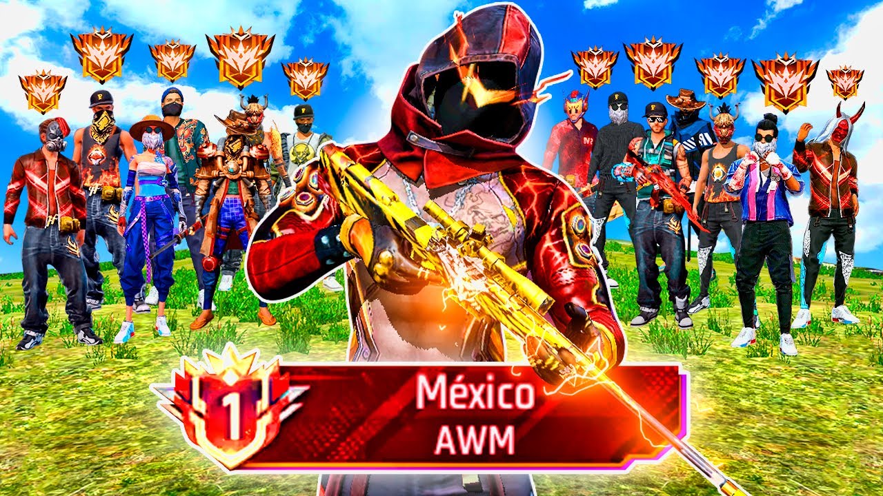🏆 TOP 1 AWM vs 50 GRAN MAESTROS 😰🔥 ¡No creeras lo que paso!