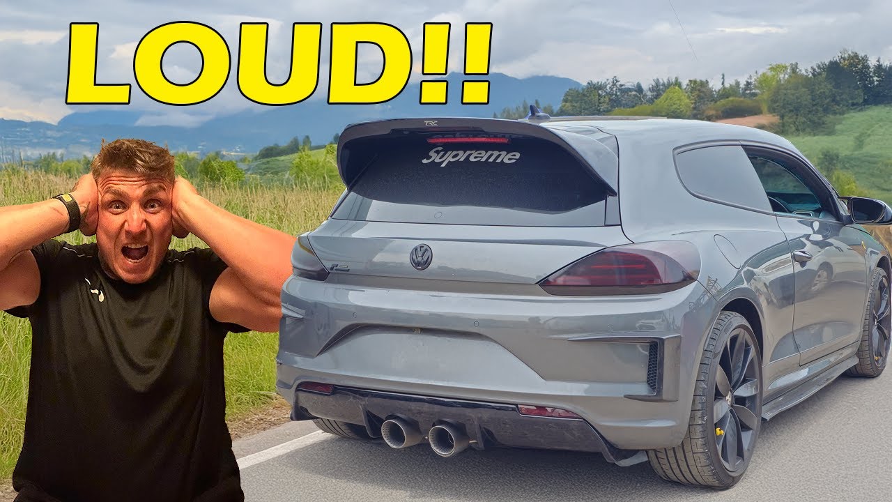 Mk3 Volkswagen Scirocco TDI FULL Straight Pipe Exhaust Install — Insane Diesel Sound!