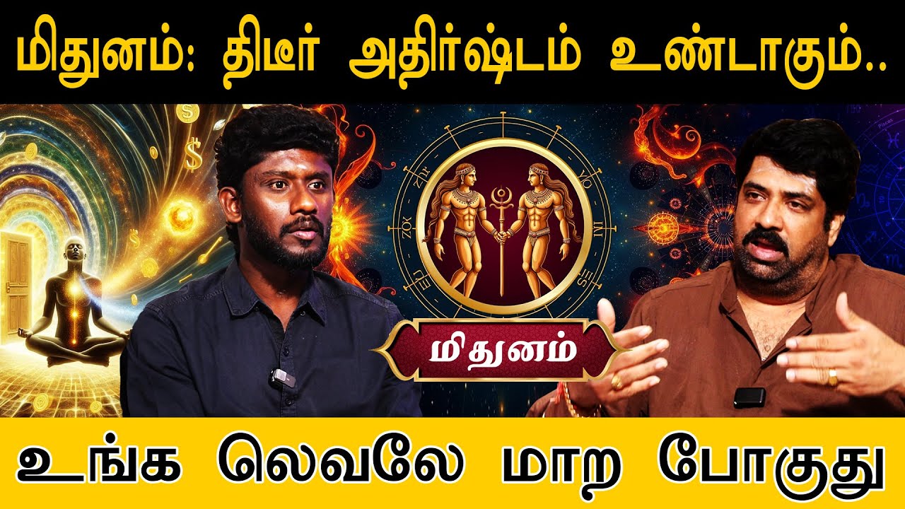 மிதுனம்: திடீர் அதிர்ஷ்டம் உண்டாகும்.. | உங்க லெவலே மாற போகுது | புத்தாண்டு ராசிபலன் 2026 | Gemini